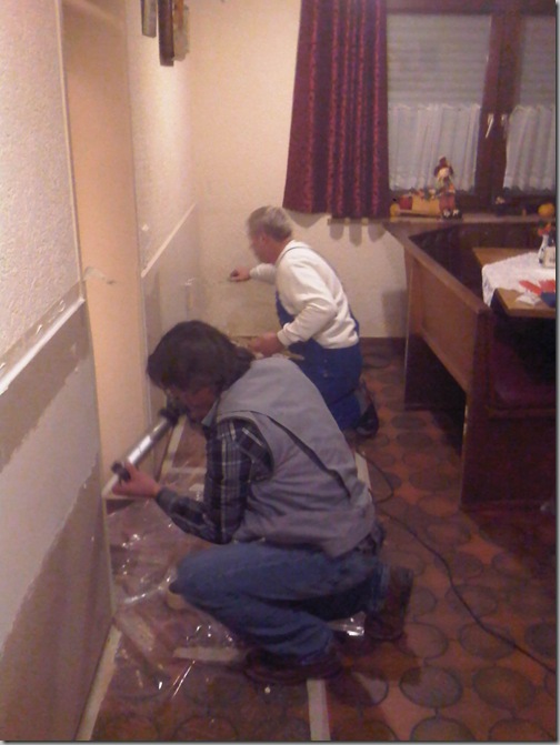 Vereinsheimsanierung hat begonnen