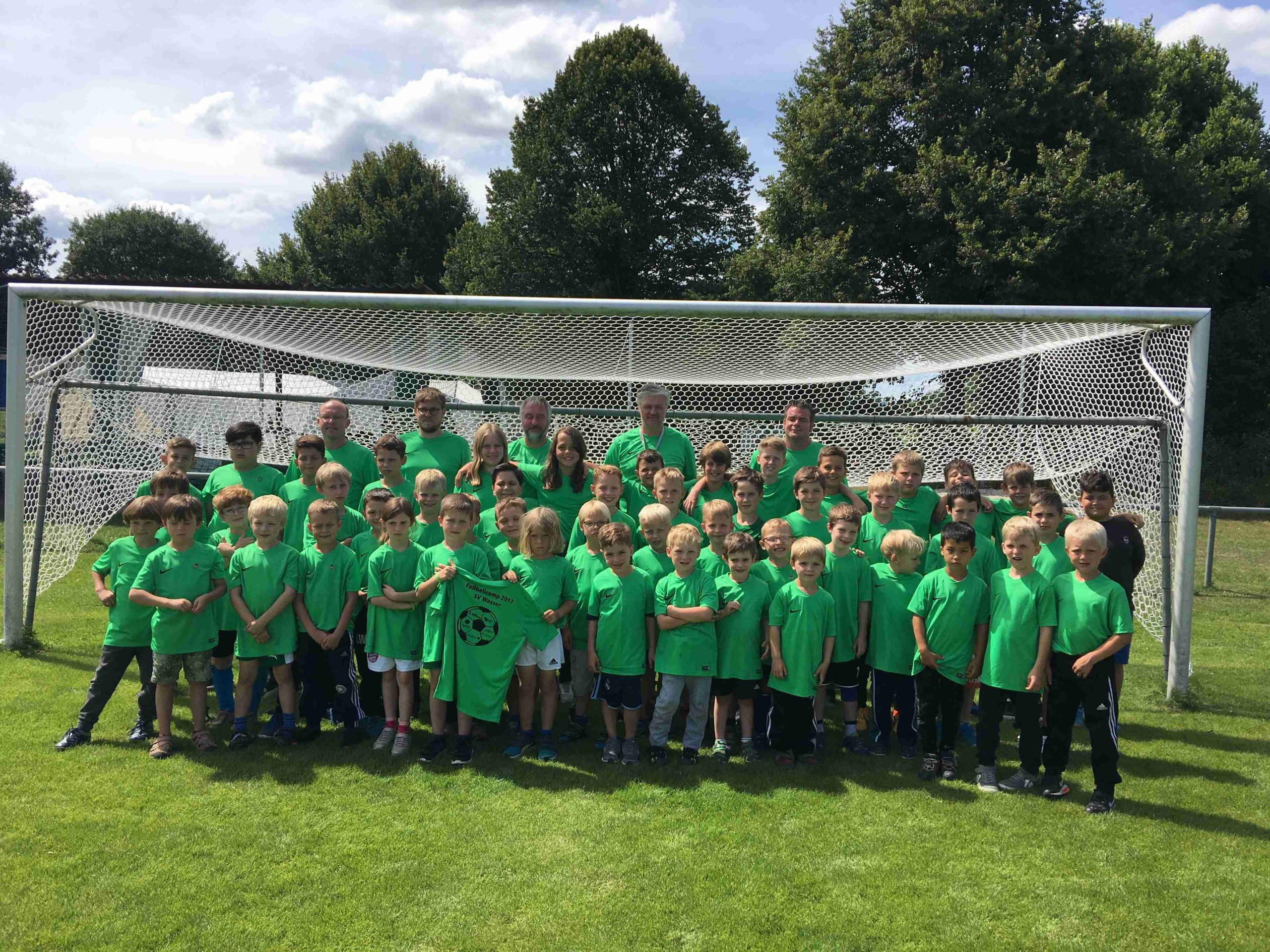 Zeltlager der G- bis E-Junioren des SV Wasser